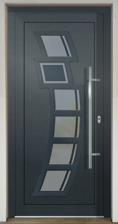 Inset door infill panel GAVA Plast 292 with sandblasted glass Dori INV