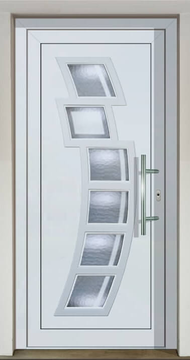 Inset door infil panel GAVA Plast 292 with stained glass Dekorglass - Linea